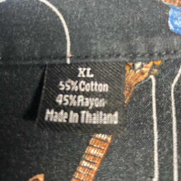 David Carey Originals Short Sleeve Button Up Shirt Men’s XL - Picture 4 of 4